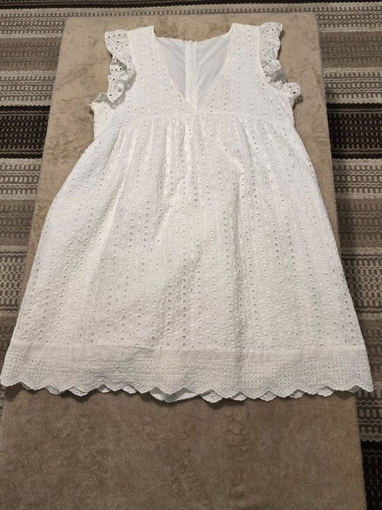 Source Unknown Dresses & Skirts - Cap sleeve Bohemian snow white mini romper dress woman